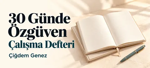 30 Günde ÖZGÜVEN Çalışma Defteri kapak görseli